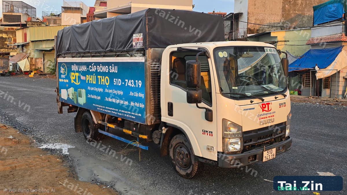 ISUZU - QKR210 - THÙNG MUI BẠT CÓ BÀN NÂNG - 2022 - BAO RÚT HỒ SƠ Thumbnail 7