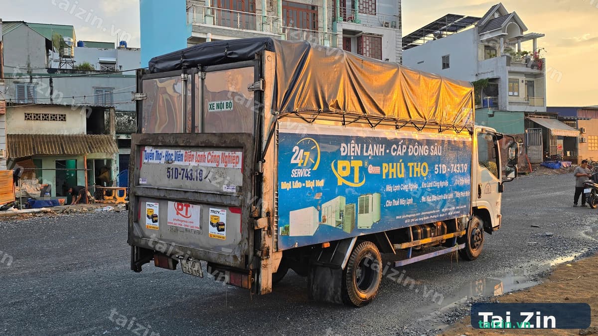 ISUZU - QKR210 - THÙNG MUI BẠT CÓ BÀN NÂNG - 2022 - BAO RÚT HỒ SƠ Thumbnail 3