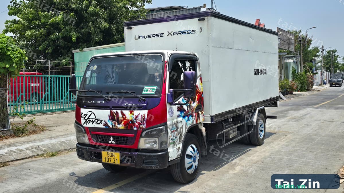 FUSO - CANTER 4.99 - THÙNG KÍN - 2020 - BAO RÚT HỒ SƠ