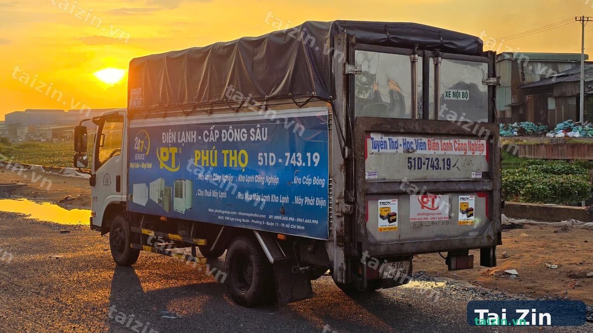 ISUZU - QKR210 - THÙNG MUI BẠT CÓ BÀN NÂNG - 2022 - BAO RÚT HỒ SƠ Thumbnail 6